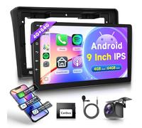 4G+64GAndroid Autoradio pour Fiat Ducato 3/Peugeot Boxer 2/Citroen Jumper 2 2006-2022 avec sans Fil Carplay Android Auto GPS Navi WiFi 9 Pouces Autoradio Bluetooth FM/RDS/32EQ/USB/SWC Caméra de Recul