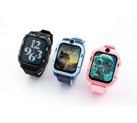 4G Android Kids Smartwatch with SIM Card, GPS + WiFi + LBS Tracker, Waterproof IP67, SOS Emergency Button, HD Video Call, Voice Chat, SMS, School Mode, Remote Monitoring, Camera, Music Player, Multipl