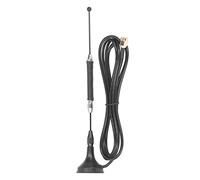 4G Bande complète 10Dbi omnidirectionnel à Gain élevé pour l'extérieur | Interface mâle SMA, base à ventouse magnétique, filetage en cuivre, poteau pliable, montage métallique, r
