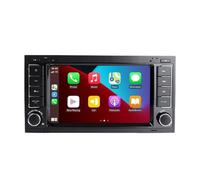 4G CarPlay Android 13 Stéréo pour VW Touareg/Transporter T5 (2004-2011) - 2Din Multimédia GPS Navigation Head Unit avec Bluetooth & USB (Blanc)