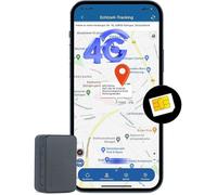 4G GPS Tracker Mini with SIM Card Zeerkeer GPS Tracker for Bike Kids Motorcycle Suitcase GPS Tracker 1500mAh Lon GPS POUR CAMESCOPE