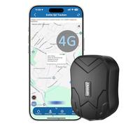 4G GPS Tracker Voiture Antivol APP sans Abonnement Traceur GPS 240 Jours Longue Autonomie Suivi en Temps Réel Localisateur Alarme SMS Localisateur Puissant Aimant Moto Camion CampingCar TK905C