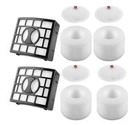 4G-kitty Lot de 2 filtres HEPA + lot de 4 filtres éponge pour aspirateur NV680 compatibles avec NV681, NV682, NV683, NV800, NV800W, NV801, NV803, UV810