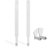 4G LTE Antenne SMA WiFi Booster,10dBi Haute Gain de L'antenne 4G Amplificateur Adaptateur Modem Récepteur de réseau Récepteur Haut de Gamme pour Huawei B880 E5172E5175 E5186 EB890 (2 Pack)