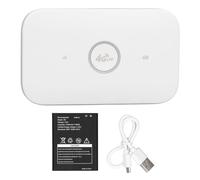 4G LTE Mobile Hotspot 300 Mbps Portable Appareil WiFi Router de Poche sans Fil Porte 10 utilisateurs avec Une Fente de Carte SIM pour Voyager Blanc
