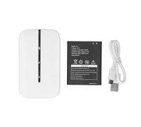 4G LTE Mobile Hotspot Portable Travel Router 300Mbps 2100mAh Support 10 Users Sharing with SIM Card Slot Suitable for Car Home Office Travelling Business and Work Use