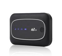 4G LTE Mobile WiFi Modem Mini Routeur Mobile sans Fil Routeur Portable Pocket WiFi Routeur Hotspot pour Intérieur/Extérieur, Partenaire de Voyage Modem WiFi Gaming Router(Noir)