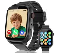 4G Montre Connectée Enfant,GPS Smartwatch Téléphone Appels/Vidéo/Chat Vocal | SOS/Mode École/Réveil/Appareil Photo/Jeux, IP68 Étanche Montre Intelligente Pour Enfants Cadeau pour Garçons et Filles