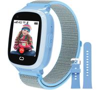 4g Montre Connectée Enfant, Montre Gps Enfants Avec Appel Sos Chat Vocal Et Vidéo Wifi Bluetooth Musique Podomètre Alarme Caméra Mode École, Montre-Bracelet Pour 4-12 Garçons Filles[Z1581]