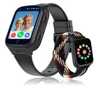 4G Montre Connectée Enfant pour Garçon Fille Traceur GPS Tracker Appel Vidéo Téléphone Chat Vocal SOS Mode alculatrice
