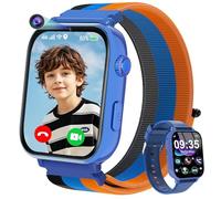 4G Montre Connectée Enfant, Smartwatch Téléphone pour Filles Garçons avec GPS, Appels, WiFi, SOS, Vidéo/Voix Chat, Mode Classe, Alarme, Montre Intelligente Enfants Cadeau 4 à 12 Ans, Bleu Marine