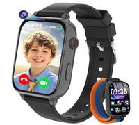 4G Montre Connectée Enfant, Smartwatch Téléphone pour Filles Garçons avec GPS, Appels, WiFi, SOS, Vidéo/Voix Chat, Mode Classe, Alarme, Montre Intelligente Enfants Cadeau 4 à 12 Ans, Noir