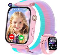 4G Montre Connectée Enfant, Smartwatch Téléphone Pour Filles Garçons Avec Gps, Appels, Wifi, Sos, Vidéo/Voix Chat, Mode Classe, Alarme, Montre Intelligente Enfants Cadeau 4 À 12 An[MON9260170]