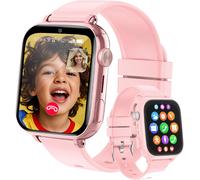 4G Montre Connectée Enfants, Appels Vidéo, Localisation GPS, IP68 Étanche Montre Telephone Enfant avec SOS, Musique, Mode École, Podomètre, Jeux, Réveil, Prendre des Photos, 4 à 12 Ans Cadeau