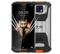 4G Telephone Incassable (2020) OUKITEL WP6, Batterie 10000mAh (Charge Rapide), Robust Smartphone IP68 Antichoc Etanche, Caméra 48MP, Helio P70 6 Go + 128 Go, FHD+ 6,3 Pouces,Dual SIM GPS WiFi Orange