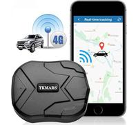 4G Traceur GPS Voiture sans Carte SIM Longue Autonomie 6 Mois, Antivol Tracker Professionnel Aimanté,Parcours Historique Alarme Vibration, Traqueur GPS Abonnement Requis TK905-E