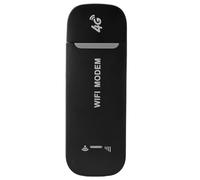 4G USB Portable WiFi Haute Vitesse Internet Hotspot Plug and Play Multi Utilisateur Partage pour Voyage d'affaires ABS Matériel Standard Slot pour Carte SIM (Noir)