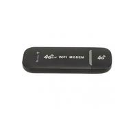 4G WiFi Router Black Up to 10 Users Stable Easy Connection USB Plug and Play 4G LTE Router for Hotspot Micro SIM Card Phone PC