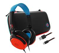 4Gamers Kit de voyage haut de gamme compatible avec Nintendo Switch/Lite/OLED, y compris tête et câble de charge tressé