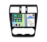 [4GB+64GB] Android 14 2 Din Autoradio pour Subaru Forester/XV/WRX 2013-2018-[Intégré CarPlay/Android Auto/DSP/GPS]-IPS 9 Pouce Écran Tactile-CAM+MIC-Dab/Bluetooth 5.0/MirrorLink/AHD/360 Camera