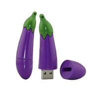 4GB Aubergine Forme USB 2.0 Drive u Disque Flash USB ou Carte mémoire dossiers clé USB Flash Disk Drive u Disque avec la chaîne (Violet)