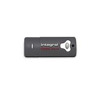 Integral Clé USB 4go Crypto-197 256-Bit 3.0 USB Mémoire Flash Drive cryptée - Certifiée selon la norme FIPS 197, Design étanche à double couche XTS-AES