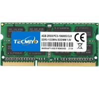 4GB Kit (1x4GB) DDR3 1333MHz PC3-10600S Unbuffered Non-ECC 1.5V CL9 2Rx8 Dual Rank 204 Pin SODIMM Ordinateur Portable Mémoire RAM Module Upgrade
