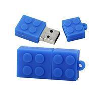 4GB Les Blocs de Construction Forme des clefs USB, Stylo Drive Memoria Flash Reste pendrives Disque Flash USB clé USB de Disque clé USB USB. (Blue)