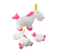 4GB Licorne Forme USB 2.0 de mémoire des clefs USB, Pouce mémoires Flash USB Flash Disk clé USB avec Une chaîne (White)