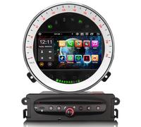 4Go+64Go 8 Core Android 14 Autoradio Stéréo Android Auto & Apple CarPlay pour BMW Mini Cooper R56 Countryman GPS pour Voiture DSP Bluetooth 5.0 WiFi Dab+ GPS Canbus CD DVD Écran Tactile