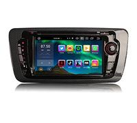 4Go+64Go 8 Cœurs Android Autoradio Autoradio pour Seat Ibiza 2009-2013 GPS Navigateur Wireless Carplay Android Auto DSP Bluetooth 5.0 A2DP WiFi 4G Dab+ 7 Pouces Écran Tactile Lecteur DVD