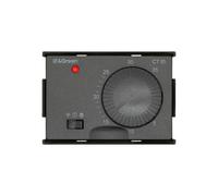 4GREEN CT 10B - Thermostat encastrable 503, réglage à Bouton, contrôle de température pour chaudière et climatisation, Alimentation par Piles, façades Blanc et Gris Anthracite