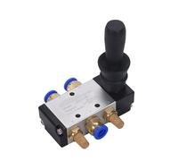 4H210-06/08 4H310-08/10 4H410-15 Vanne manuelle pneumatique à 2 positions et 5 ports avec silencieux et accessoires(6mm,4H210-08)