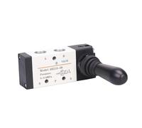 4H210-08 4H310-10 4H410-15 Hand Manual Lever Operate 5 Way Port 2Position Air Control Pneumatic Valve 1/4" 3/8" 1/2" Thread NWPNLXEA(No Fittings,4H310-10)