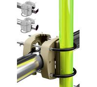 4happy Support de Parasol de Balcon - Support de Parasol Compact pour Balcon - Remplace Les Pieds de Parasol encombrants de Balcon - Support de Parasol pour Tous Les parasols - Marron Sable