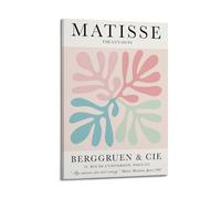 4henri Matisse Découpes Vintage Exposition Poster Art Impression Botanique Plantes Feuilles Berggruen Cie Boho Décoration Murale Papiers Découpés Toile Décoration Murale pour Chambre Poster Décoration