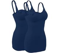4How Tops d'allaitement Débardeur de Maternité Tank Top Femme Gilet Bleu L(Lot of 2)