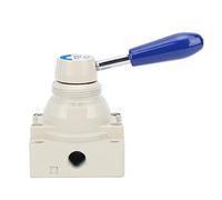 4HV210-08 Pneumatic Valve 1 / 4in PT | 4 Way 2 Position Hand Lever | Aluminum Alloy Pneumatic Valve for Industrial/Automation Use | 0-1.0Mpa Pressure, 20~70℃