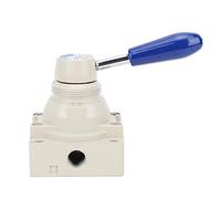 4HV230 08 Valve d'air pneumatique à levier manuel, 4 voies, 3 positions, action directe manuelle pour équipement d'automatisation industrielle, matériau en alliage d'aluminium