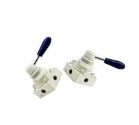 4HV330-08 4 way 2 position Manual Hand lever Pneumatic Valve 1/4" BSPT Center Closed NWPNLXEA