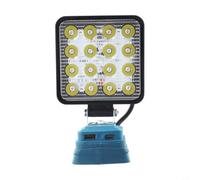 4in LED Work Light Spotlight pour Power Bank USB Charging 4in | ABS Material, 90-180° Rotatable Head, 16 LEDs, USB Port For Phones, pour ideal For Work, Study, Outdoor