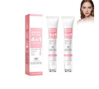 4In1 Eye Cream with Build-In 3D Roller,Hydrating Multi-Action Eye Cream,Crème contour des yeux, Hydrate et nourrit, raffermit la peau, réduit les ridules, les cernes et les poches autour des yeux-2PC