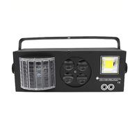 4in1 LED Disco Stage Lights Strobe Fancy Lighting Effect Beam Projector Derby Auto Sound Control Club DJ Party Ball Pour soirées et clubs