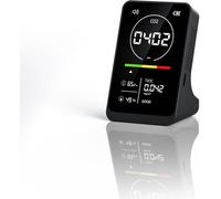 4in1 Mesureur de qualité de l'air domestique Testeur de CO2 TVOC Détecteur de température et d'humidité portable Capteur NDIR Affichage numérique avec fonction d'alarme
