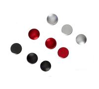 4in1 Noir Obturateur Bouton de déverrouillage + GRIP THUMBS pouce bouton Doigt boucle Fo Fuji X-PRO1 X-E2 X-A1 X100 X100S x10 x20 X-M1 X-A1 - Type 9pc black red silver
