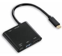 Hama Usb-C 3.1 Hub USB + HDMI 4K UHD Adaptateur Av pour TV PC Portable Macbook