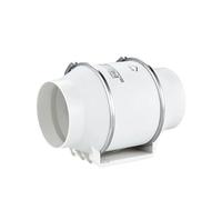 4inch 220V Exhaust Fans Home Silent Inline Pipe Duct Fan Bathroom Extractor Ventilation Kitchen Toilet Wall Air Clean Ventilator(4inch,UK Adapter)