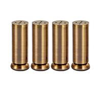 4inch/6inch Adjustable Furniture Legs, 4Pcs Metal Table Legs, for Sofas Coffee Tables DIY Replacement Leg for Bed Cabinet, Gold/Bronze, with Screws, Load 110 LB