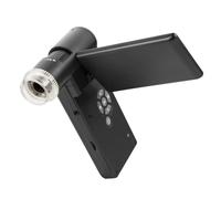 4Inch Digital Microscope with Polarizer 10x-300x Foldable Magnifier Camera Portable Electronic Inspection Tool EU Plug