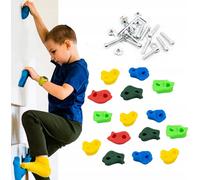 4iQ Prises d'escalade Kit de pierres 15 pièces Avec vis